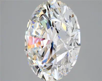 4.94ct F SI1 Rare Carat Ideal Cut Round Diamond