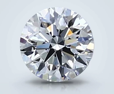 0.42ct F IF Rare Carat Ideal Cut Round Diamond