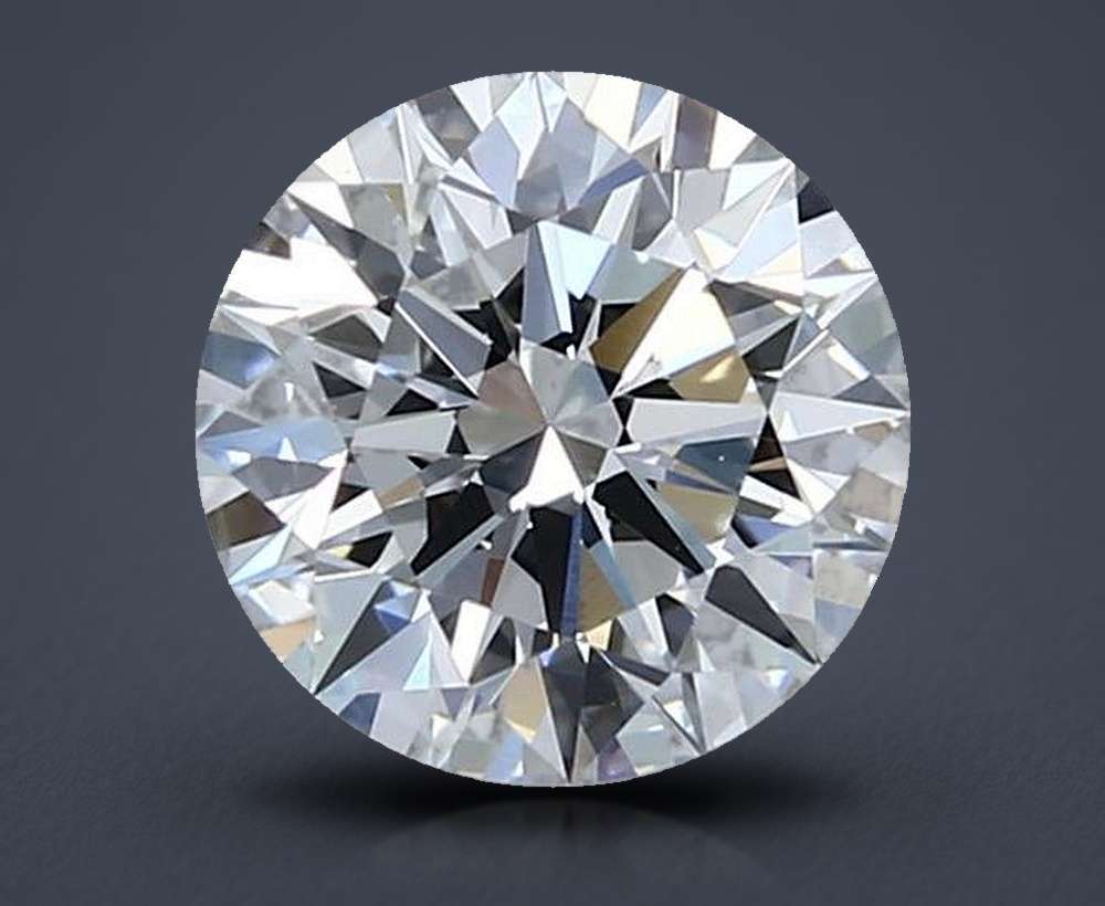 1.55ct D VVS2 Rare Carat Ideal Cut Round Lab Grown Diamond