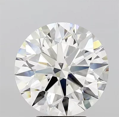 5.01ct J SI1 Rare Carat Ideal Cut Round Diamond