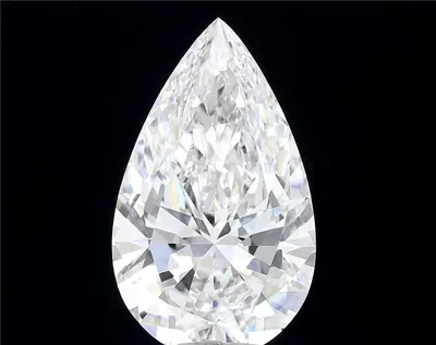 10.12ct F VVS2 Rare Carat Ideal Cut Pear Lab Grown Diamond