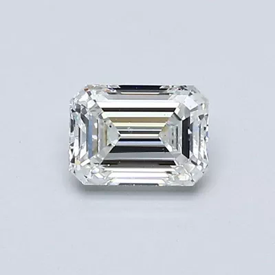 0.44ct F VS2 Rare Carat Ideal Cut Emerald Diamond