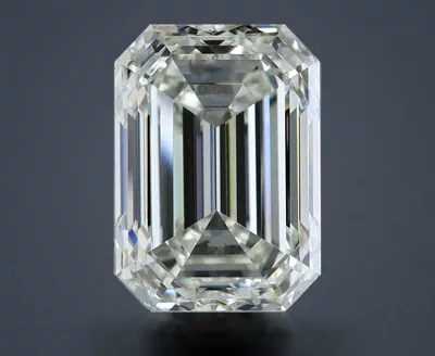5.01ct K VVS2 Rare Carat Ideal Cut Emerald Diamond