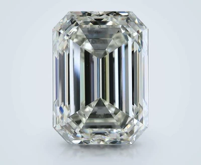 5.01ct K VVS2 Rare Carat Ideal Cut Emerald Diamond