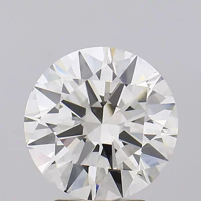 3.01ct J VS1 Very Good Cut Round Lab Grown Diamond