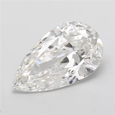12.01ct F VVS2 Rare Carat Ideal Cut Pear Lab Grown Diamond