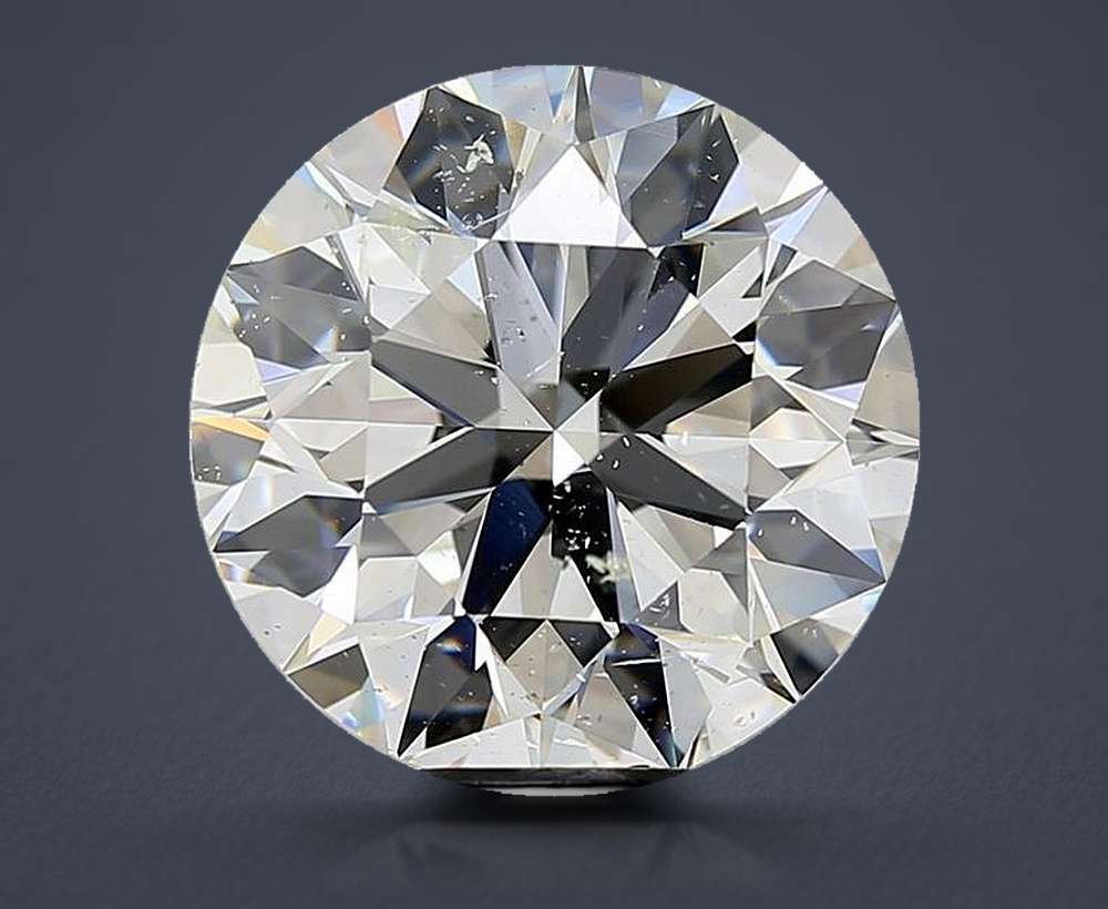 9.02ct J SI2 Rare Carat Ideal Cut Round Diamond