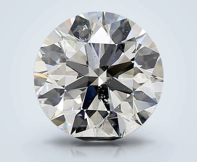 9.02ct J SI2 Rare Carat Ideal Cut Round Diamond