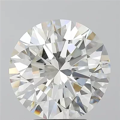 4.01ct H VS2 Rare Carat Ideal Cut Round Diamond