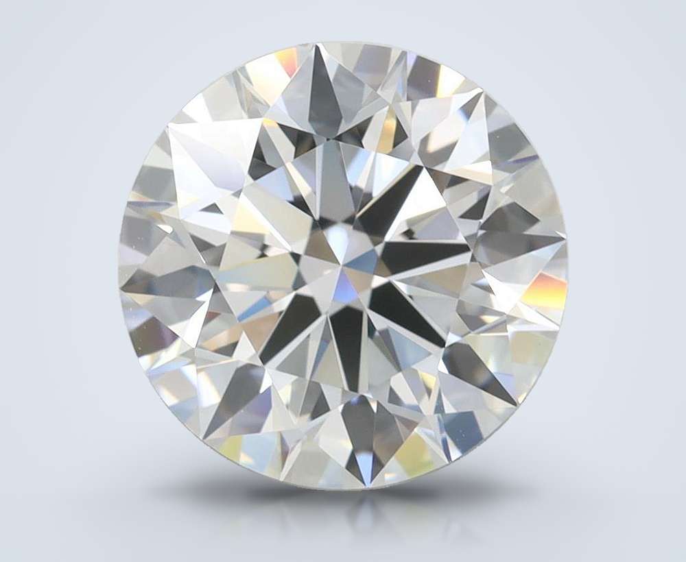 3.41ct D FL Rare Carat Ideal Cut Round Lab Grown Diamond