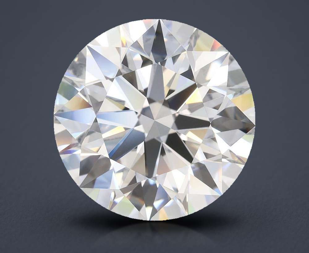 7.44ct F IF Rare Carat Ideal Cut Round Lab Grown Diamond