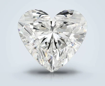 6.07ct E VVS2 Rare Carat Ideal Cut Heart Lab Grown Diamond
