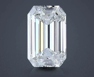 0.54ct H VS1 Rare Carat Ideal Cut Emerald Diamond