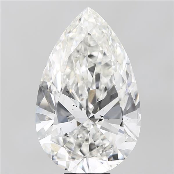 10.00ct G SI1 Rare Carat Ideal Cut Pear Lab Grown Diamond