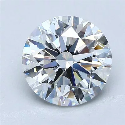 2.40ct F VS2 Rare Carat Ideal Cut Round Diamond