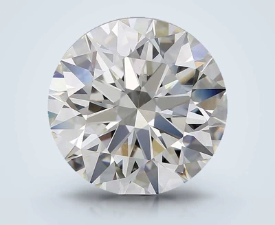 5.05ct H VS2 Rare Carat Ideal Cut Round Diamond