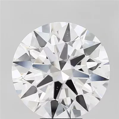 7.07ct F VS2 Rare Carat Ideal Cut Round Lab Grown Diamond