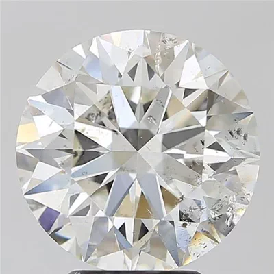 4.56ct H SI2 Rare Carat Ideal Cut Round Diamond