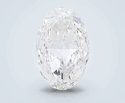 20.11ct F VVS2 Rare Carat Ideal Cut Oval Lab Grown Diamond