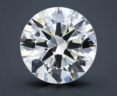 6.12ct H VVS1 Rare Carat Ideal Cut Round Diamond