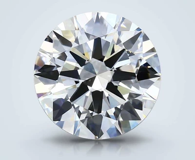 6.12ct H VVS1 Rare Carat Ideal Cut Round Diamond