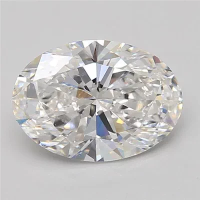 3.00ct D VS1 Rare Carat Ideal Cut Oval Lab Grown Diamond