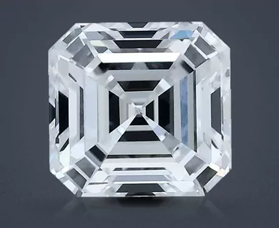 1.39ct D VS1 Rare Carat Ideal Cut Asscher Lab Grown Diamond