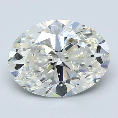 2.01ct I SI1 Rare Carat Ideal Cut Oval Diamond