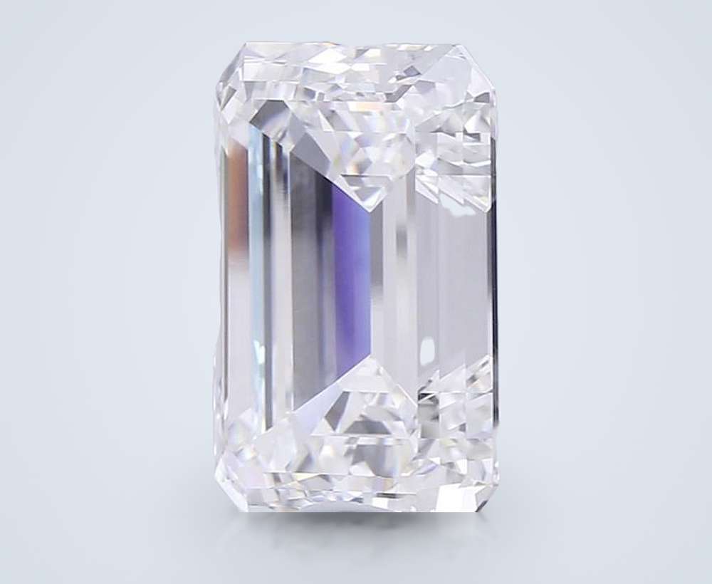 20.06ct F VVS2 Rare Carat Ideal Cut Emerald Lab Grown Diamond