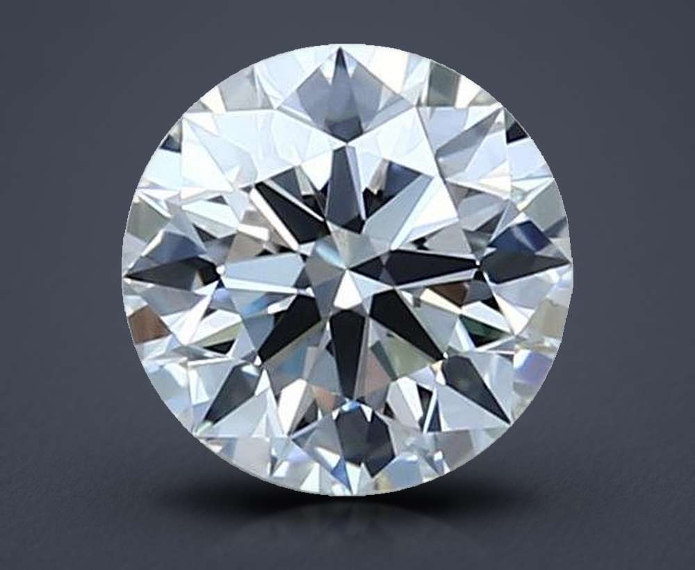 1.01ct H VVS1 Rare Carat Ideal Cut Round Diamond