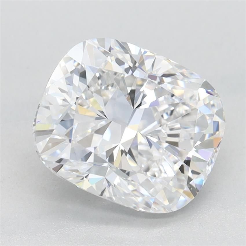 2.13ct D VVS1 Very Good Cut Cushion Lab Grown Diamond