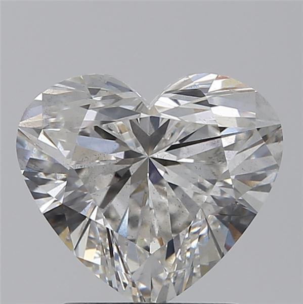 1.64ct G SI1 Rare Carat Ideal Cut Heart Lab Grown Diamond