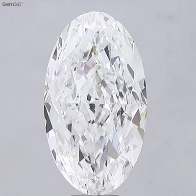 14.46ct F VVS2 Very Good Cut Oval Lab Grown Diamond