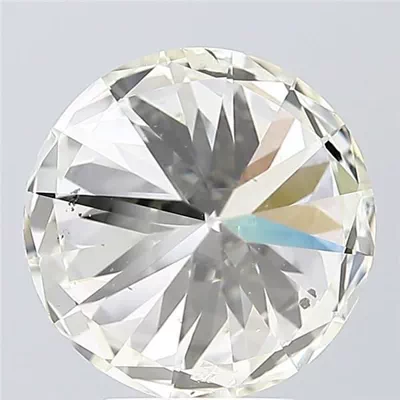 4.02ct K SI2 Rare Carat Ideal Cut Round Diamond