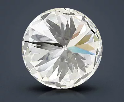 4.02ct K SI2 Rare Carat Ideal Cut Round Diamond