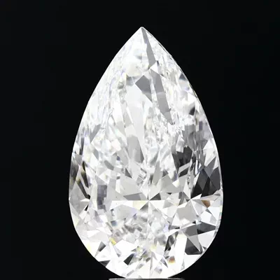 12.04ct E VS2 Rare Carat Ideal Cut Pear Lab Grown Diamond