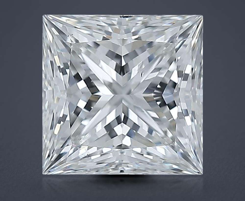 2.66ct I SI1 Rare Carat Ideal Cut Princess Diamond