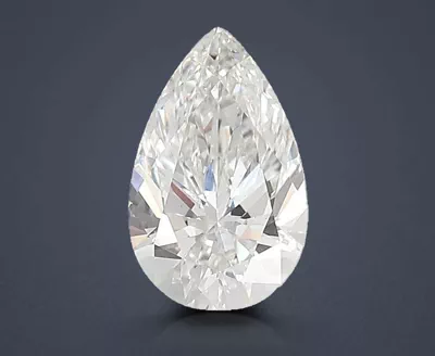 3.03ct E VS1 Rare Carat Ideal Cut Pear Lab Grown Diamond