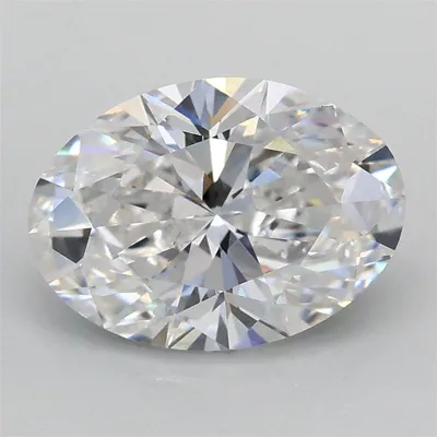 2.00ct D VS1 Rare Carat Ideal Cut Oval Lab Grown Diamond