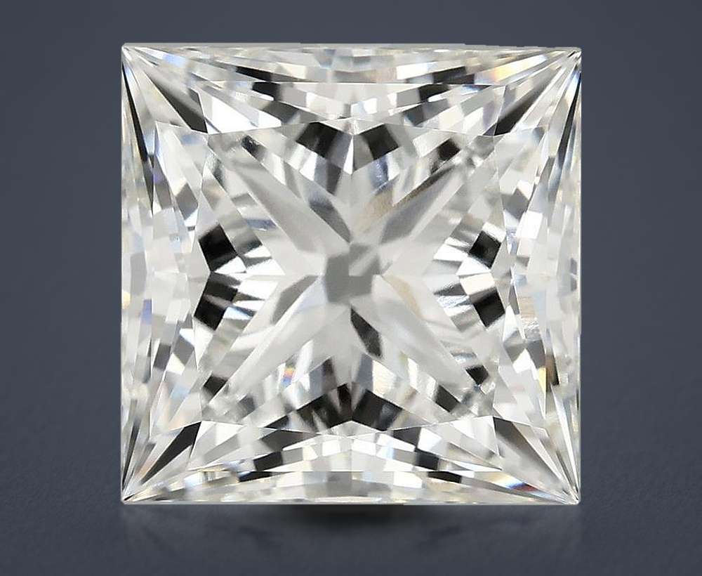 10.09ct F VVS2 Rare Carat Ideal Cut Princess Lab Grown Diamond