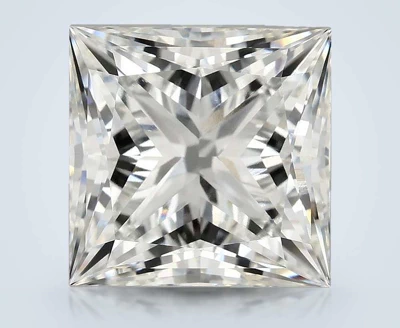 10.09ct F VVS2 Rare Carat Ideal Cut Princess Lab Grown Diamond