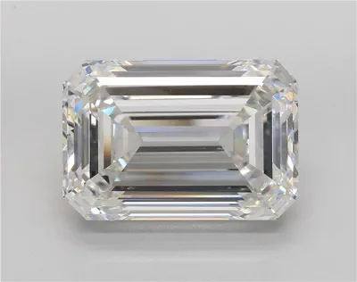 27.25ct F VS1 Rare Carat Ideal Cut Emerald Lab Grown Diamond