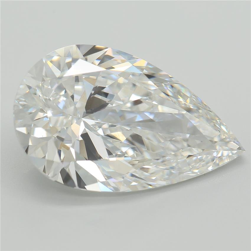 9.70ct E VS1 Rare Carat Ideal Cut Pear Lab Grown Diamond