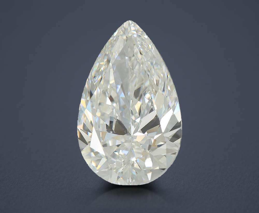 9.70ct E VS1 Rare Carat Ideal Cut Pear Lab Grown Diamond