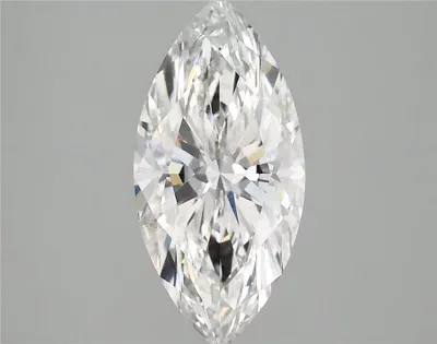2.10ct F VS2 Rare Carat Ideal Cut Marquise Lab Grown Diamond
