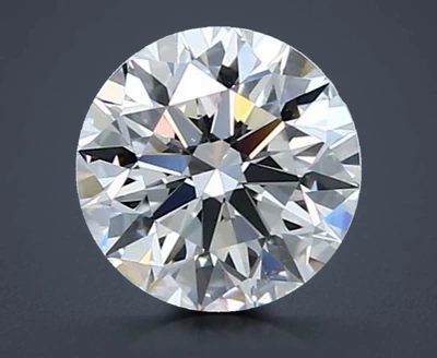 1.33ct F VVS2 Rare Carat Ideal Cut Round Diamond