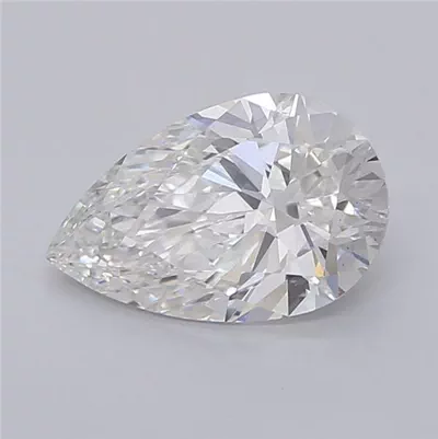 2.01ct F VS1 Rare Carat Ideal Cut Pear Lab Grown Diamond