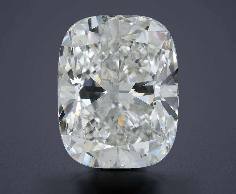 17.57ct F VS2 Rare Carat Ideal Cut Cushion Lab Grown Diamond