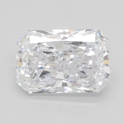 1.56ct D VVS1 Rare Carat Ideal Cut Radiant Lab Grown Diamond