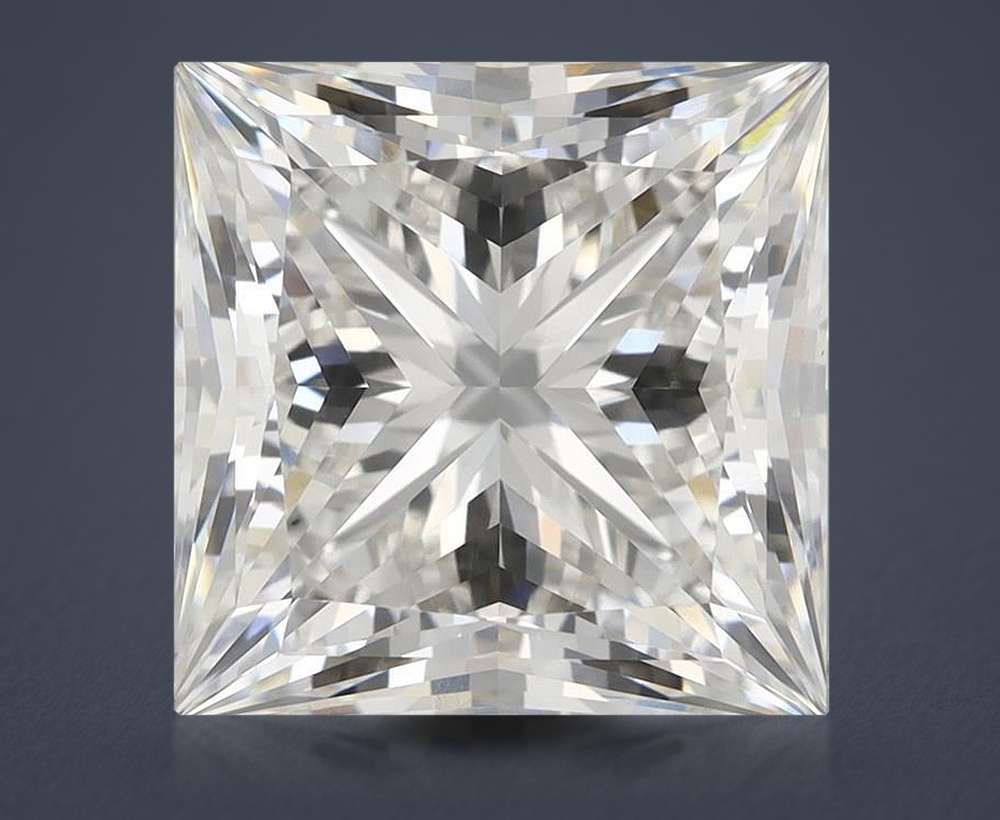 9.05ct G VVS2 Rare Carat Ideal Cut Princess Lab Grown Diamond